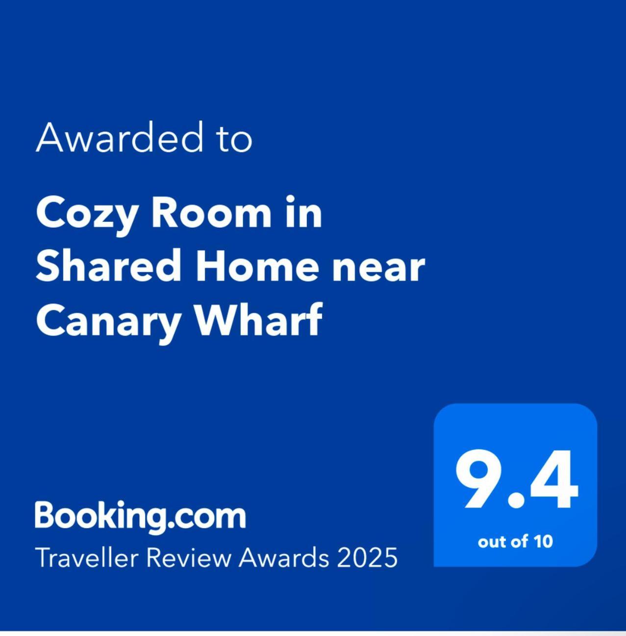 Cozy In Shared Near Canary Wharf Gazde/Camere de închiriat